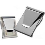Portemonnee steel SANWOOD Stainless ID Card Folder Double Sided Wallet Holder Slim Money Clip geld klipp Men Cash деньги