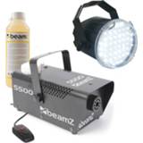 👉 Stroboscoop wit active BeamZ LED met S500 Rookmachine vloeistof 3578220600753