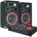 👉 Luidspreker active SkyTec DJ PA en Versterker combinatie 700W 3578220601347