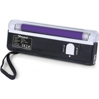 👉 Zaklamp zwart active BeamZ draagbare 15cm Blacklight UV lamp met 8715693992960