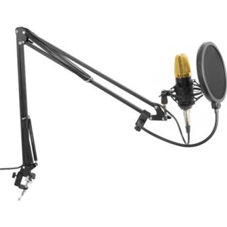 👉 Active 2e keus - Vonyx CMS400B Studiomicrofoon met broadcast arm en popfilter 8715693303421