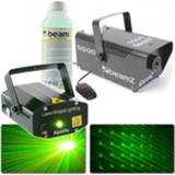 👉 Rookmachine active BeamZ Apollo Multipoint laser met S500 vloeistof 3578220600760