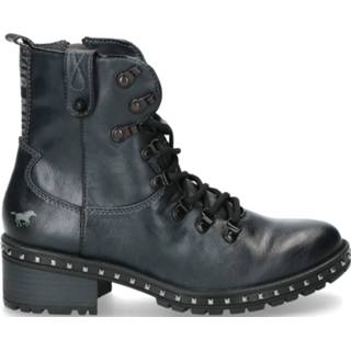 👉 Veterboots zwart laag kunststof warm gevoerd active synthetisch Mustang veterboot 4060891431273