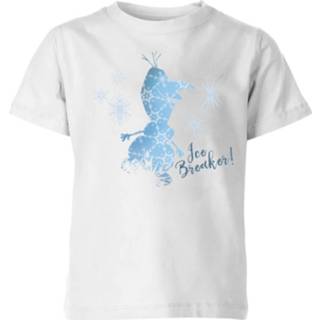 👉 Frozen 2 Ice Breaker Kids' T-Shirt - White - 11-12 Years - Wit