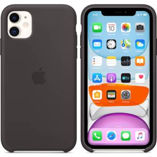 👉 Siliconen hoesje zwart IPhone 11 Apple MWVU2ZM/A -
