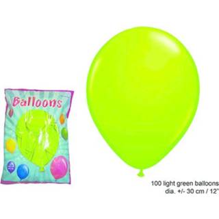 👉 Ballon groene active Mooie latex ballonnen 100st. 8712364845808