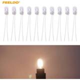 👉 Dashboard FEELDO 10pcs Car T5 12V 1.2W Halogen Bulb External Lamp Replacement Light #CA2698