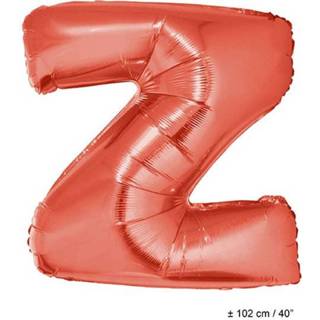 👉 Folie rood active Grote ballon letter Z 8712364851052