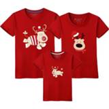 👉 Shirt baby's 2019 Christmas Family Look Deer Mommy and Me Clothes Cartoon Matching Clothing Sets Mother Daughter Father Baby T-shirt