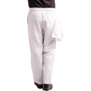 👉 Whites Easyfit Teflon unisex koksbroek wit XXL - XXL