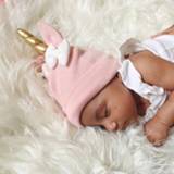 👉 Beanie baby's meisjes Nishine Baby Unicorn Horn Hat Bow Tie Knitted Lovely Beanies Cute Warm Knit Fashion Girls Knitting Cap Outfits