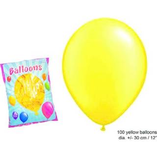 👉 Ballon gele active Mooie latex ballonnen 100st. 8712364845464