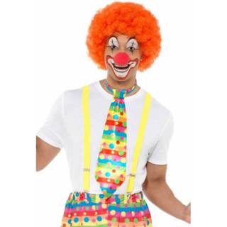 👉 Stropdas active Neon clown in regenboog kleuren 5020570455395