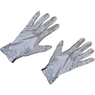 👉 Handschoenen witte satijn active Mooie van 25cm 8712364608151