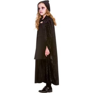 👉 Zwarte fluwelen active kinderen cape deluxe 5055294849489