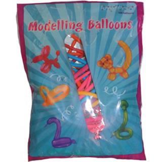 👉 Ballon active Zak met gekleurde modelleer ballonnen 155X5cm 8712364845655