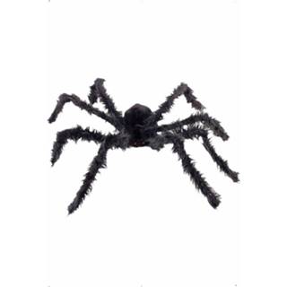👉 Zwart active Jumbo behaarde spin met oplichtende ogen 102cm 5020570231463