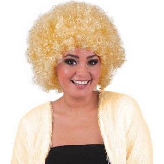 👉 Pruik active Mooie hippie afro blond 8712364575651