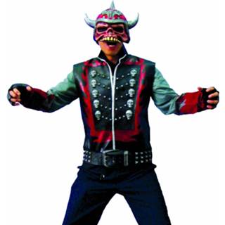 👉 Active Horror/halloween: Flame biker kostuum voor Halloween 8712364613421