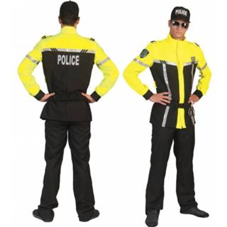👉 Politiepak geel active Bikercop in voor carnaval 8712364331486
