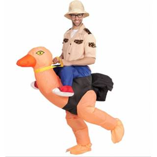 👉 Active mannen Safari man gedragen door struisvogel pak 8003558755073