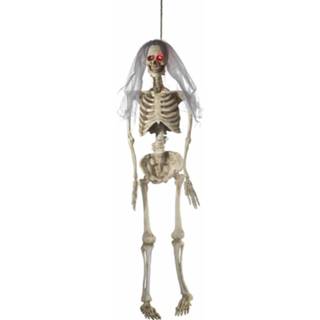 👉 Bruidssluier active Decoratief hangend skelet met en oplichtende ogen 5020570424704