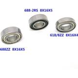 Bearing 1pcs 688 688-2RS 688ZZ 8X16X5 618/8ZZ 8X16X4 688RS 688Z MOCHU Deep Groove Ball Bearings Single Row