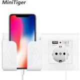 Smartphone Minitiger Wall Socket Phone Holder Accessories Stand Support For Mobile Apple Samsung Huawei