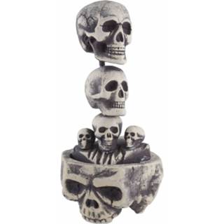 👉 Active Decoratie pilaar met doodskoppen 60cm 8712364940220