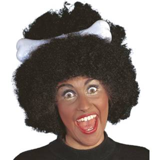 👉 Pruik active Carnavalskleding: Pruik, Africa met bot 8003558611409