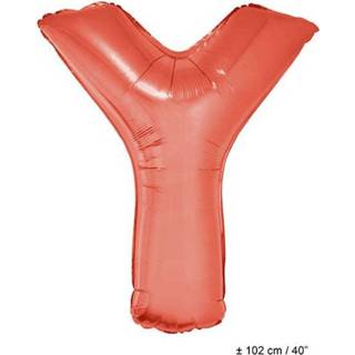 👉 Folie rood active Grote ballon letter Y 8712364851045