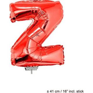 👉 Folie rood active ballon letter Z 8712364850796
