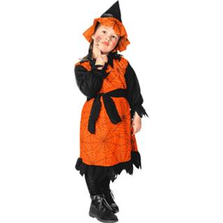 👉 Oranje active kinderen Mooie complete heksenjurk voor 8003558361984