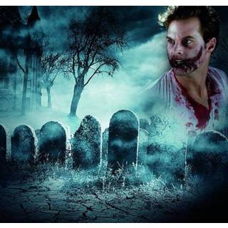 👉 Active Enge nep gehechte mond wond met bloedspetters 5020570265710