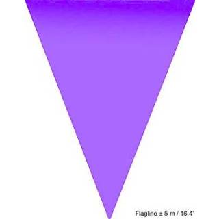 👉 Vlaggenlijn paarse active Mooie slinger van 5mtr. 8712364844818