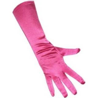 👉 Handschoenen paars active Lange satijnen in 8713647122135