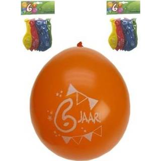 👉 Leeftijd ballon active ballonnen 6 jaar 8713647900061