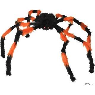 👉 Zwart oranje active Griezel spin van 1,25meter 8712364740820