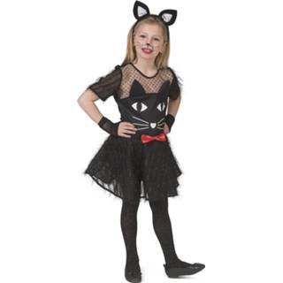 👉 Zwarte active meisjes Leuke poezen pak Kitty meisje 8712364361360