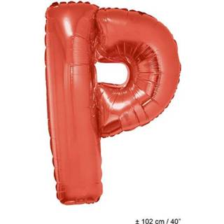 👉 Folie rood active Grote ballon letter P 8712364850956