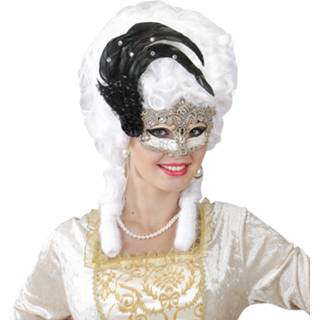 👉 Active Carnavalsartikelen: Fleur's gran gala masker met veer 8003558117215