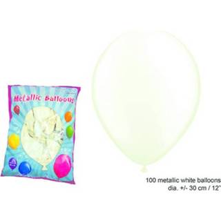 👉 Ballon witte active Mooie metallic ballonnen 8712364845624