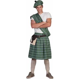 👉 Schotse kilt groene active kilts voor carnaval en party 8712364331257