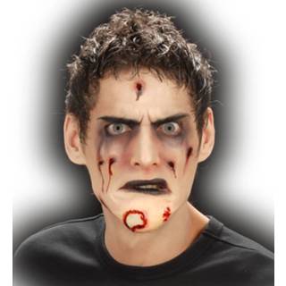 👉 Schmink active Schmink- special-effects: Zombie met wonden in het gezicht 8003558416806
