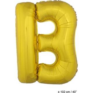 👉 Folie goud active Grote ballon letter B 8712364848564