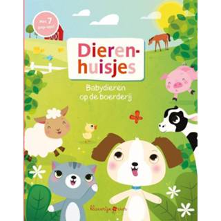 👉 Popup boek baby's Pop-up Dierenhuisjes - Babydieren op de boerderij 9789403211657