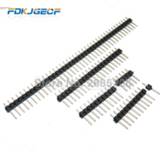 Pinheader 10Pcs 2.54mm Single Row Male 2~40P PCB Board Pin Header Connector Strip 2/3/4/5/6/8/10/12/20/40Pin For Arduino