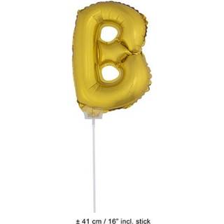 Folie goud active ballon letter B 8712364848021