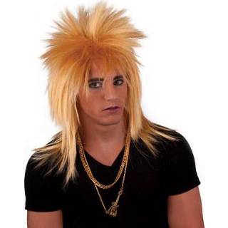 👉 Foute pruik active Ruige blonde Jerry 8712364573299