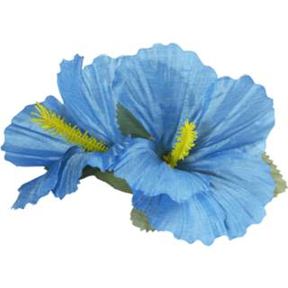👉 Blauw active Verkleedwinkel: Hawaii haarclip in licht 8003558184705